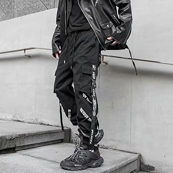 Amazon | [D.IIZOO] リブカーゴパンツ ワークパンツ メンズ